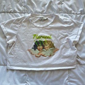 Fiorucci cropped angel tee